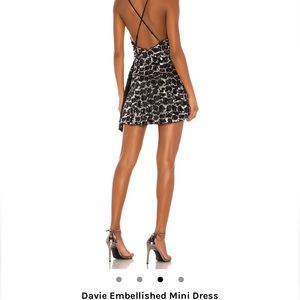 NBD Davie embellished mini dress - size XS